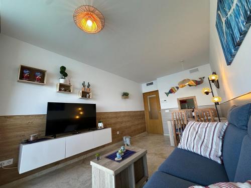 First-line apartment on Levante Beach