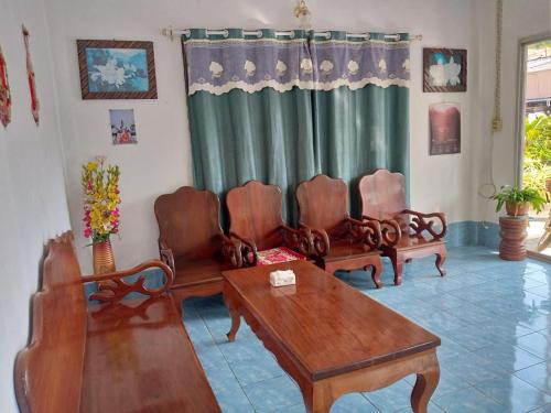 Χώρος καθιστικού στο Khopchai Guesthouse