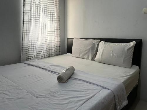 Postel nebo postele na pokoji v ubytování Transit ID