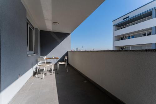 Zagreb 136 - Bedroom - Parking - Loggia - New - Apartment - Flexible Keybox Entry - Modern - Monthly Rent - WiFi