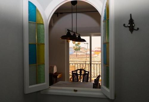 En balkon eller terrasse på Apartamento Loreto en el centro de Denia