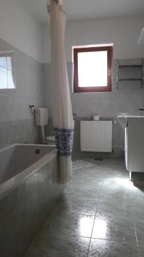 Koupelna v ubytování Apartments Tea