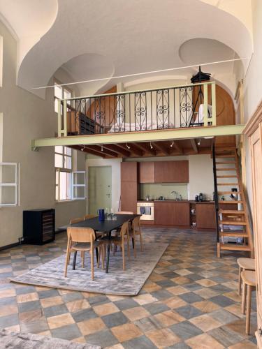 Kuchyň nebo kuchyňský kout v ubytování Castello di Rinco I Slow Heritage Retreat