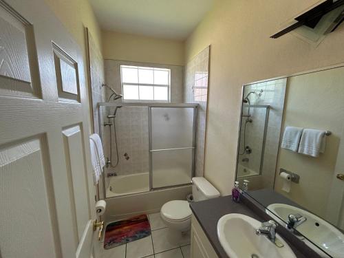 Koupelna v ubytování Villa Paloma