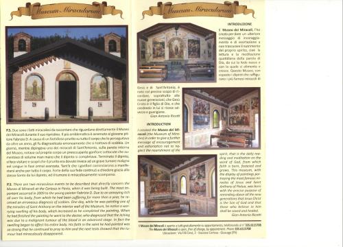 a page of a newspaper with drawings of a house at MUSEO GAR-AgriHotel in Certosa di Pavia