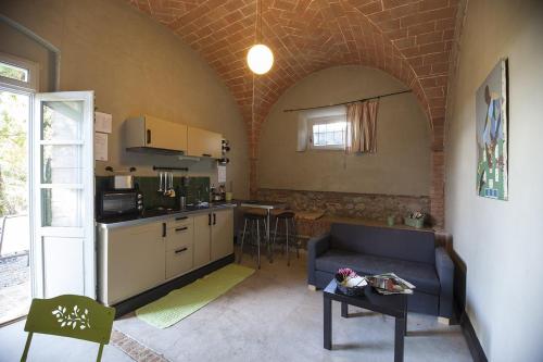 Η κουζίνα ή μικρή κουζίνα στο Agriturismo Pieve de Pitti
