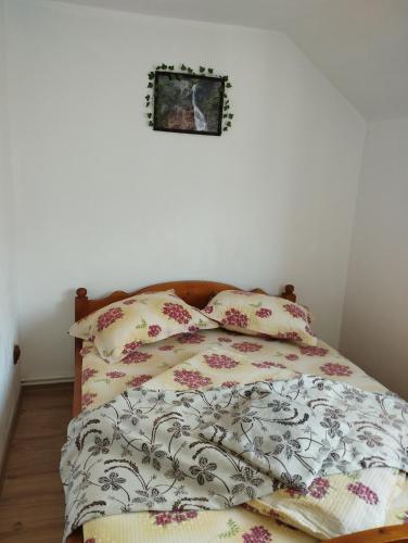Postel nebo postele na pokoji v ubytování Cabana Dănuțza
