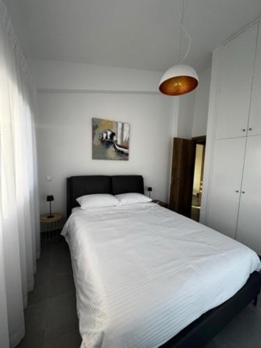 Ένα ή περισσότερα κρεβάτια σε δωμάτιο στο Emily's one bedroom flat