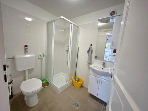 Ένα μπάνιο στο Solena Apartman Hajdúszoboszló