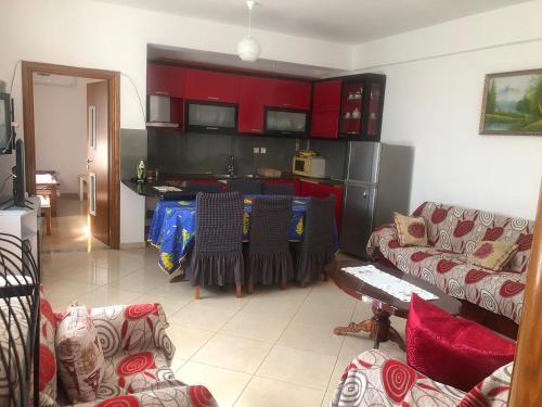 Kuchyň nebo kuchyňský kout v ubytování Belulaj Home