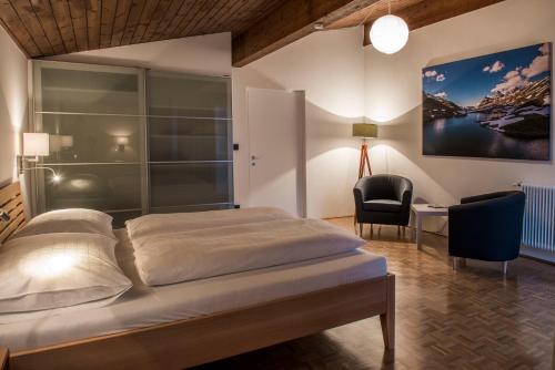 Posteľ alebo postele v izbe v ubytovaní Chalet Montafon Schruns