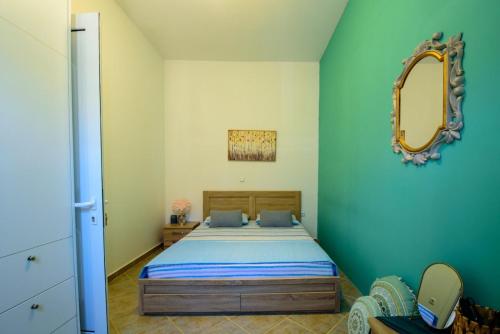 Postel nebo postele na pokoji v ubytování Eleni House