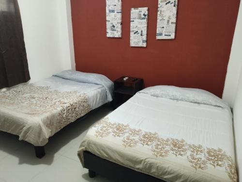 Postel nebo postele na pokoji v ubytování Mi Depa Tec 11