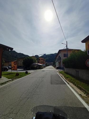 an empty street in a small town at Casa Pepita in San Bernardino Verbano