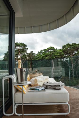 Un balcón o terraza en JURATA LIDO EXECUTIVE SUITE by JWPM