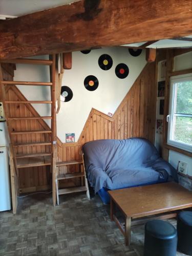 Posezení v ubytování Chalet atypique