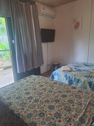 Postel nebo postele na pokoji v ubytování Habitación Beliz