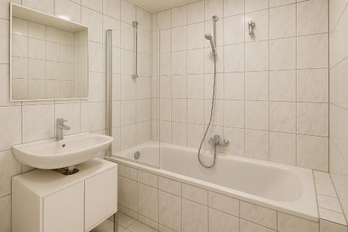 Vannituba majutusasutuses SMS-Homes I Auszeit am Wartberg-Heilbronn