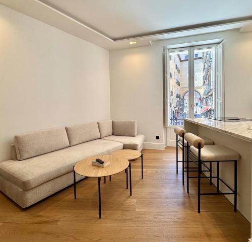 Istumisnurk majutusasutuses Charming Plaza Mayor Views & Top location