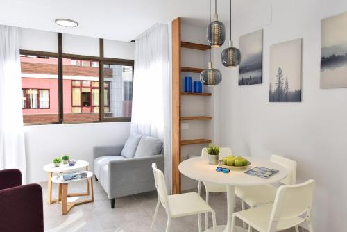 A bright and modern apartment