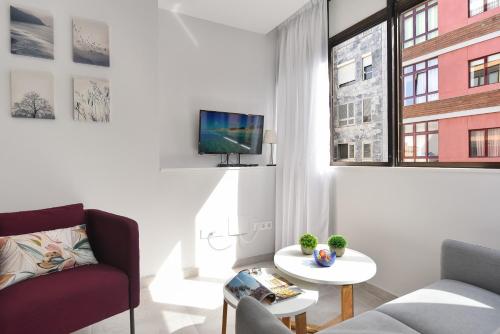 A bright and modern apartment