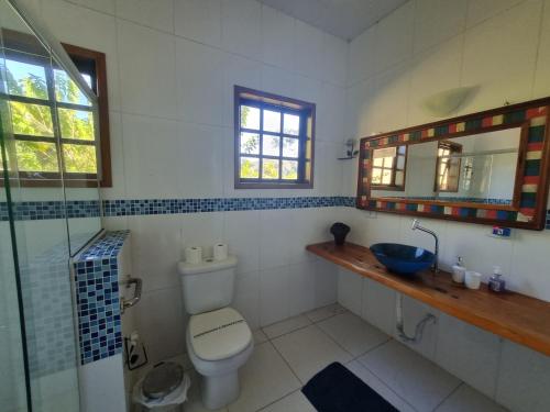 Ένα μπάνιο στο Pousada Villa dos Quilombolas