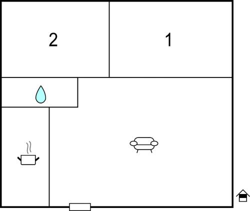 a block diagram of a reaction coordinate system at 2 Bedroom Lovely Home In Sillano in Sillano