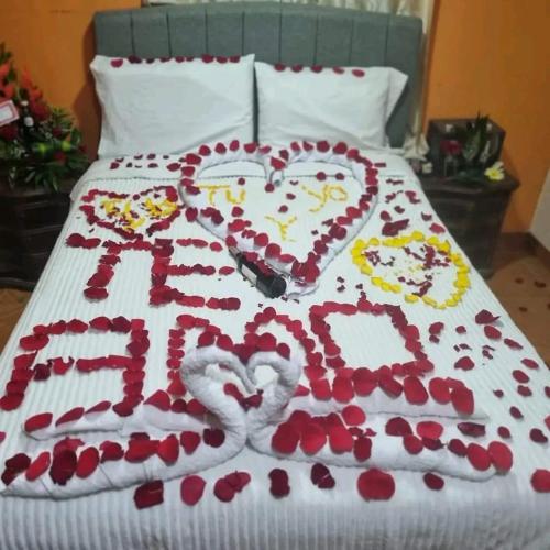 Ένα ή περισσότερα κρεβάτια σε δωμάτιο στο HOTEL ISMAEL de la VILLA