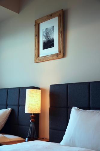 Una cama o camas en una habitación de Hotel134 鎌倉