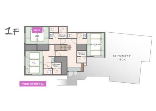 a floor plan of a condo at SEN.RETREAT TAKIJIRI in Tanabe