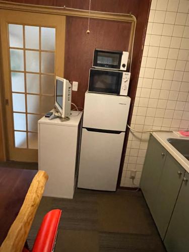 Küche/Küchenzeile in der Unterkunft Tsukitei1