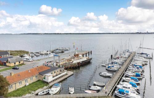 a group of boats docked at a marina at Two-Bedroom Holiday Home In Bogo By in Bogø By