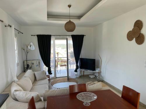 Posezení v ubytování Olea Apartment