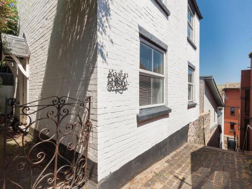 Bygningen som feriehuset ligger i