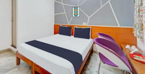 Postel nebo postele na pokoji v ubytování Hotel Nachas