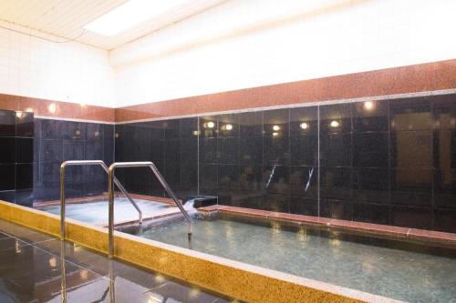 a swimming pool with a hot tub in a room at Hotel Tango Kingdom in Kyotango