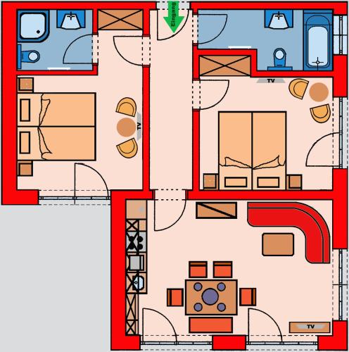 Plano de Appartements Andy
