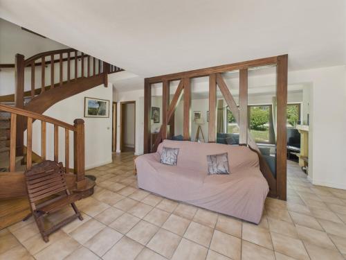 Postel nebo postele na pokoji v ubytování Piscine privée - jolie maison 10 adultes 2 enfants