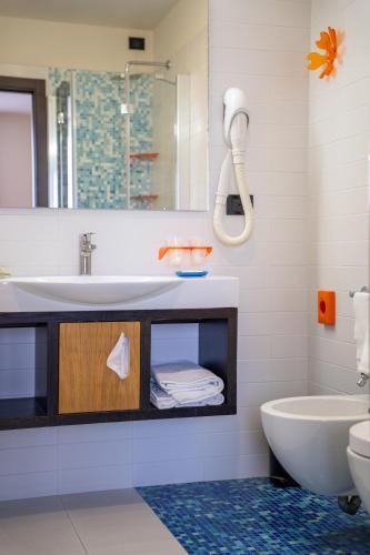 Koupelna v ubytování Sanlu Hotel
