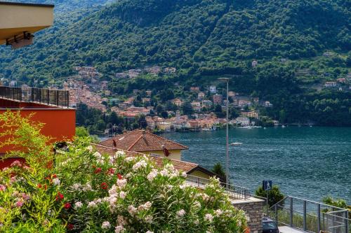 a view of a body of water and a city at Como Lake Amazing View - byMyHomeinComo in Moltrasio