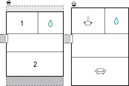 a schematic diagram of the proposed algorithm for detecting the presence of two objects at Ferienwohnung In Obernberg in Obernberg am Brenner