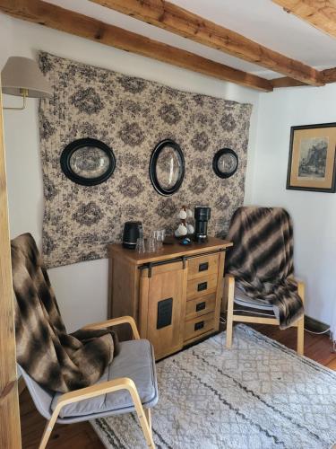 Posezení v ubytování Maison d'Hôtes L'Intemporelle