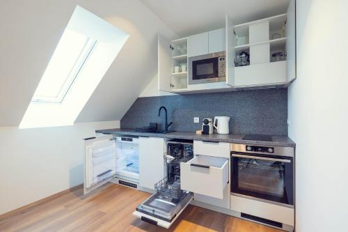 Η κουζίνα ή μικρή κουζίνα στο LeonArt Living 54