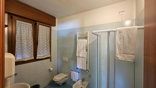 Koupelna v ubytování B&B Sandra
