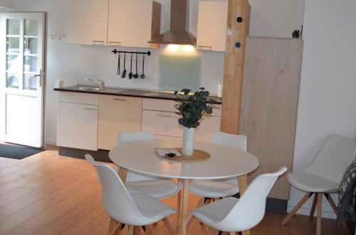 Una cocina o zona de cocina en Gut Bennewohld