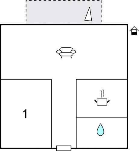 an image of a diagram of a box with four different objects at Beautiful Apartment In Morschen in Morschen