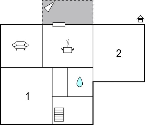 a block diagram of a block diagram of a water molecule at Pet Friendly Apartment in Waltershausen