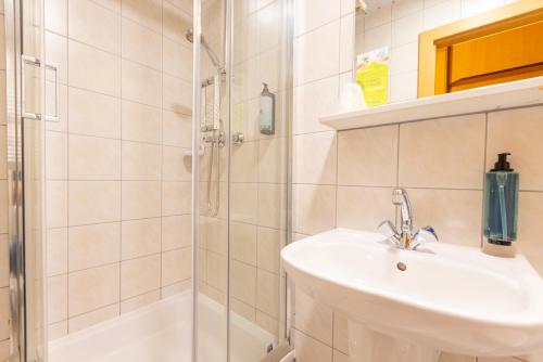 Koupelna v ubytování Hotel Perła Południa