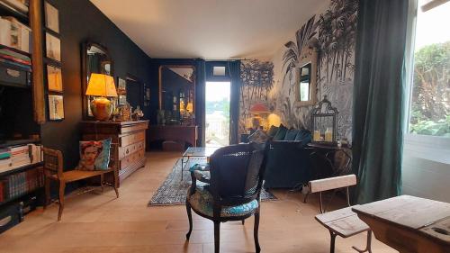 Appartement dans villa avec jardin privatif
