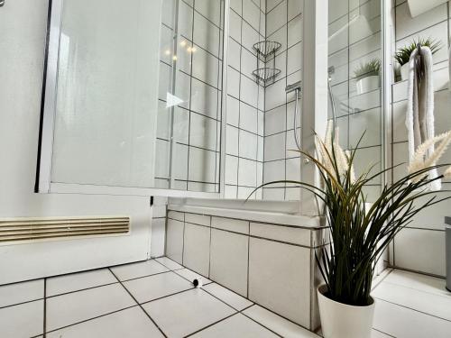 Koupelna v ubytování FeWo Wikinger Harleblick - Altfunnixsiel